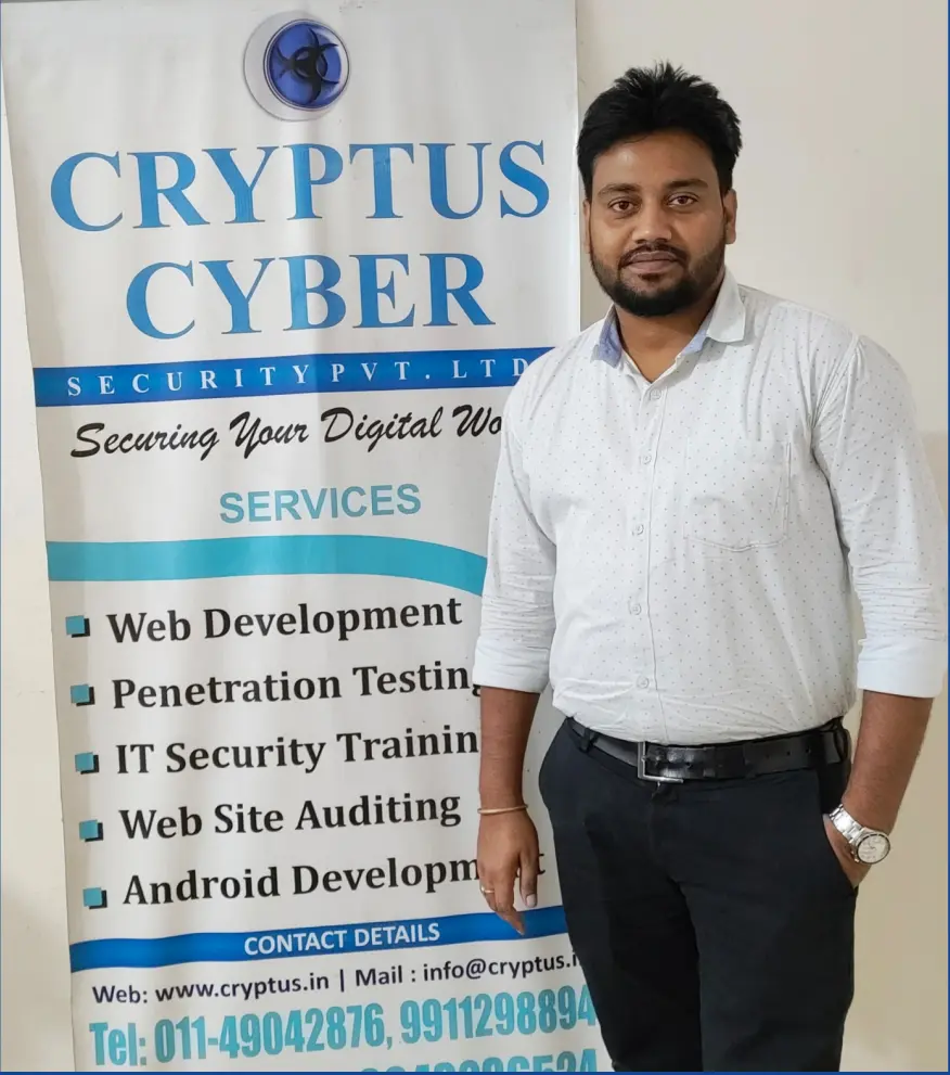 ASHISH RANJAN - Cryptus Cyber Security placed at BARCO