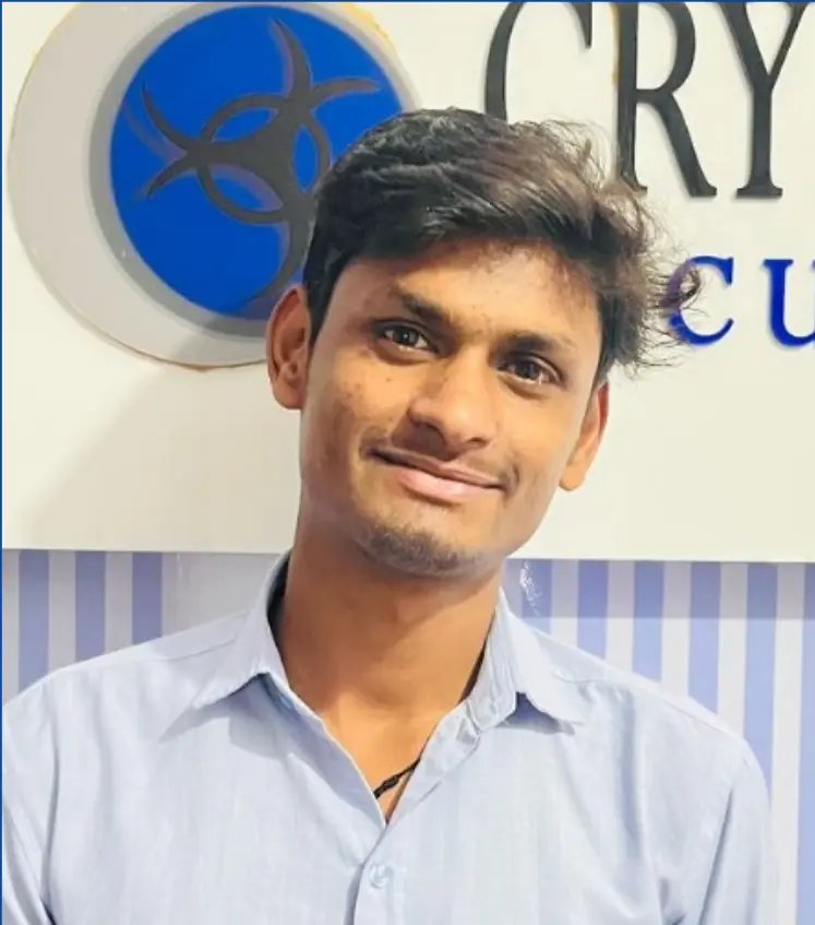 NARAYAN TIWARI - Cryptus Cyber Security placed at AGUNASOLUTAION PVT.LTD