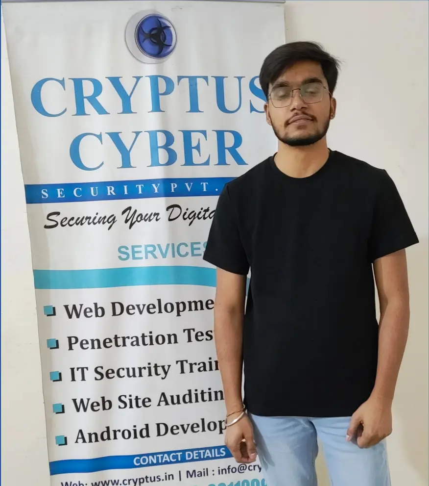 PIYUSH - Cryptus Cyber Security placed at DELOITTE