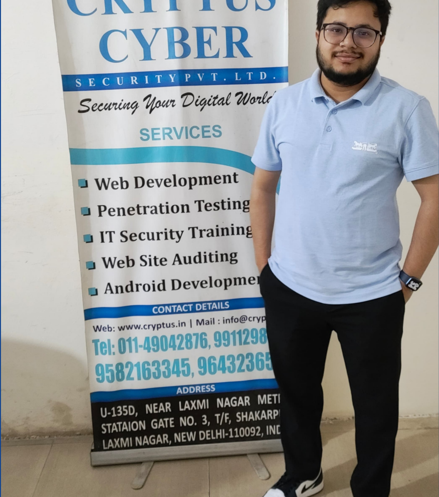 PRATYUSH - Cryptus Cyber Security placed at CAPGEMINI