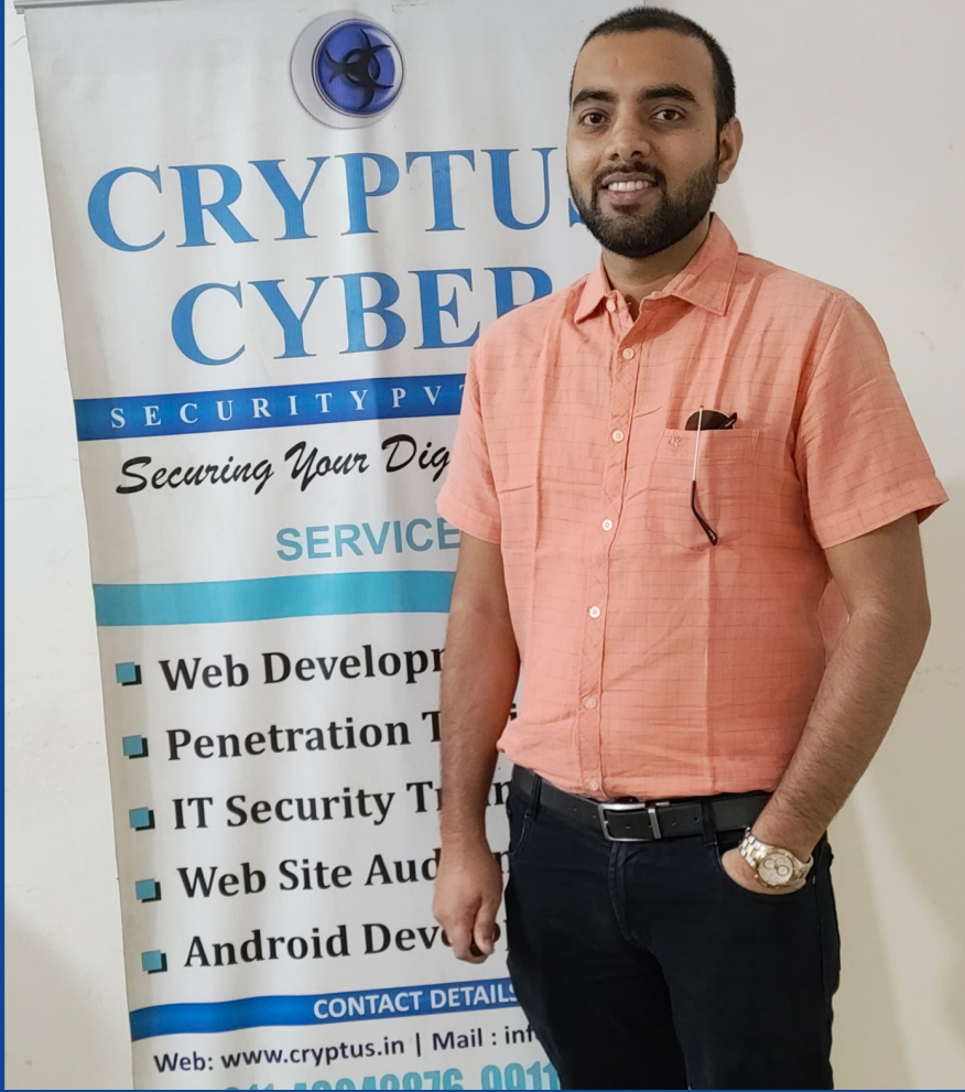 RANJAN SINGH - Cryptus Cyber Security placed at CAPGEMINI