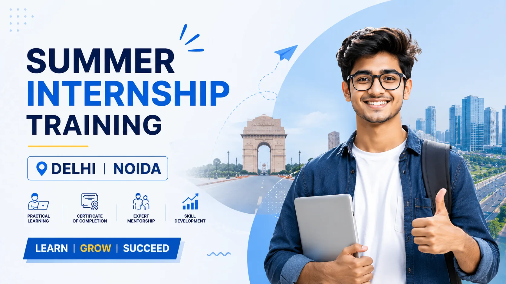 Summer Internship Training in Delhi, Noida